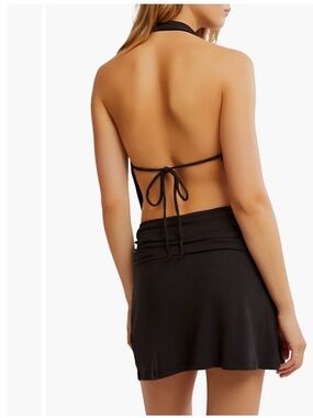 free people backless black dress | Dresses | Free People Elegant this dress promises comfort Sakshi Women's backless Split Thigh Size:Us Size 16